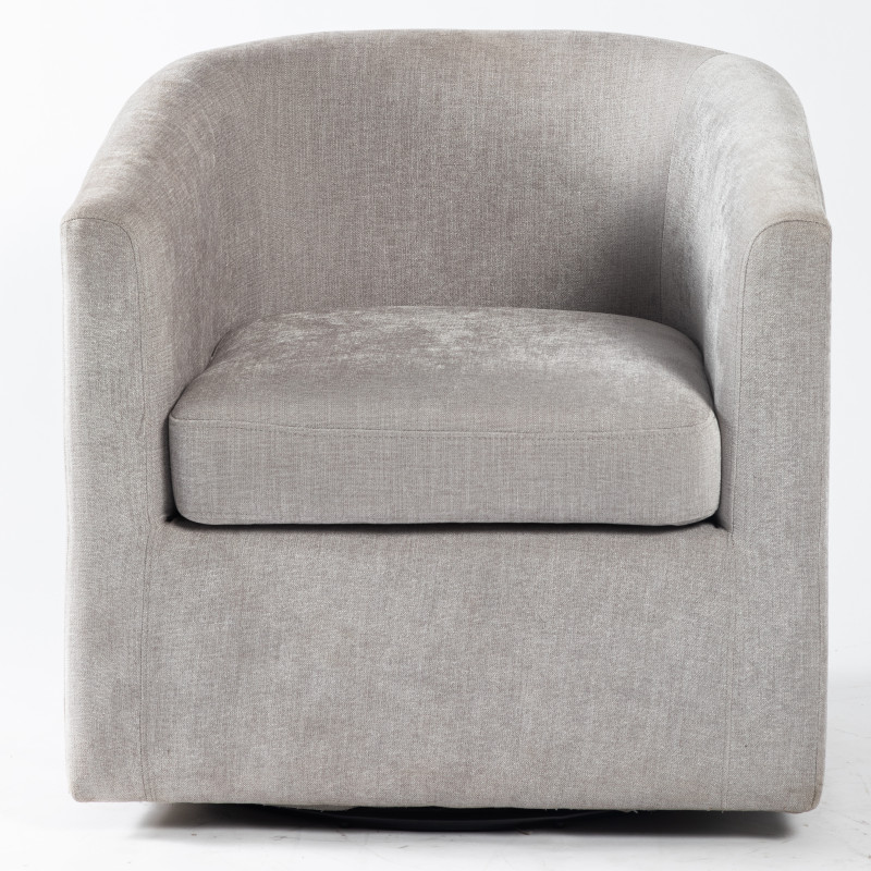 Linen Accent Chairs for Living Room Armchair with Thick Cushion Comfy Reading Sofa Chair for Bedroom