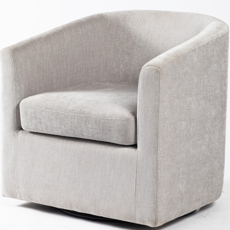 Italian light luxury velvet sofa chair living room hotel lobby business negotiation Revolving leisure single sofa