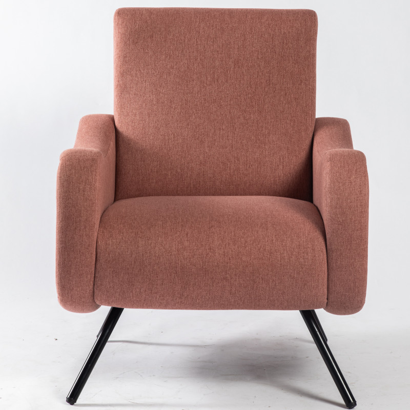 New designer furniture arm chair room lounge chair and red linen fabric